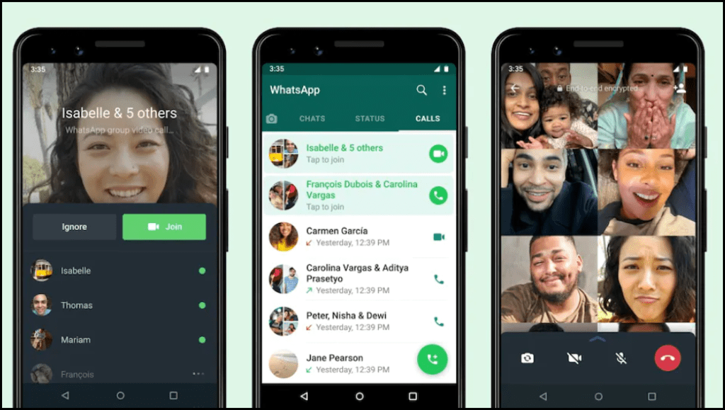 WhatsApp Joinable Group Call