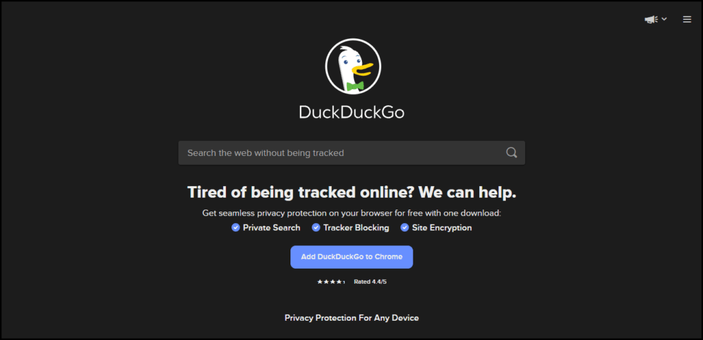 DuckDuckGo Search Engine