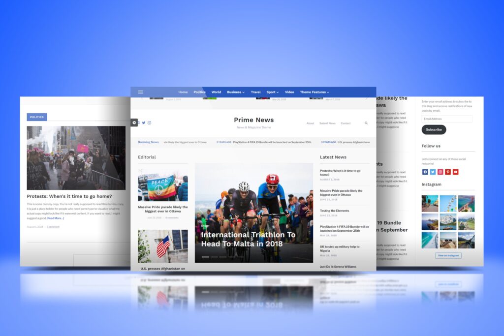 PrimeNews WP Theme 