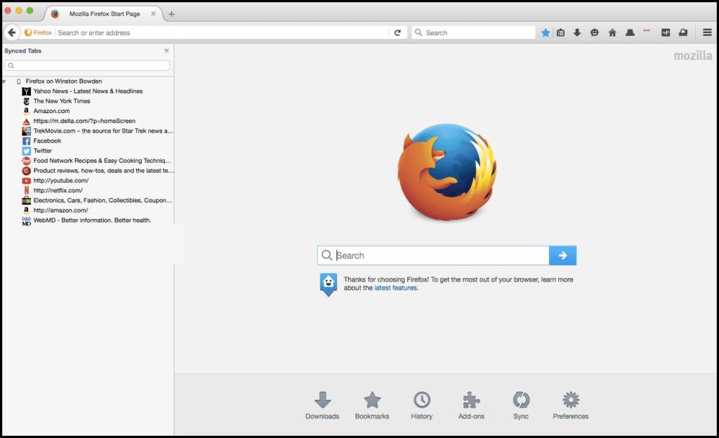 Mozilla Firefox Browser